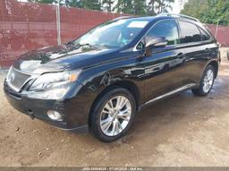 2011 LEXUS RX 450H Black  Hybrid JTJBC1BA1B2033864 photo #3