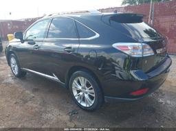 2011 LEXUS RX 450H Black  Hybrid JTJBC1BA1B2033864 photo #4