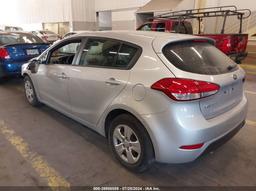 2017 KIA FORTE LX Silver  Gasoline KNAFK5A80H5731092 photo #4