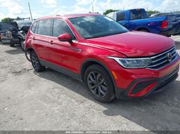 2023 VOLKSWAGEN TIGUAN 2.0T SE Red  Gasoline 3VVNB7AX6PM086251 photo #2