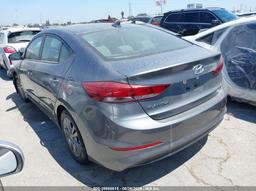 2018 HYUNDAI ELANTRA VALUE EDITION Gray  Gasoline 5NPD84LF6JH382413 photo #4