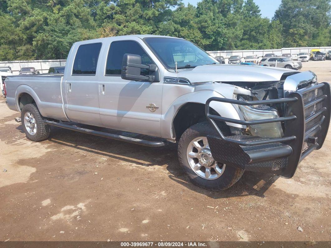 2015 FORD F-350 LARIAT Silver  Diesel 1FT8W3BT4FEA74916 photo #1