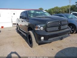 2017 RAM 1500 SPORT Black  Gasoline 1C6RR7MT2HS552892 photo #2