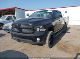 2017 RAM 1500 SPORT Black  Gasoline 1C6RR7MT2HS552892 photo #3