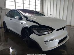 2022 TESLA MODEL X DUAL MOTOR ALL-WHEEL DRIVE White  Electric 7SAXCBE53NF343189 photo #2