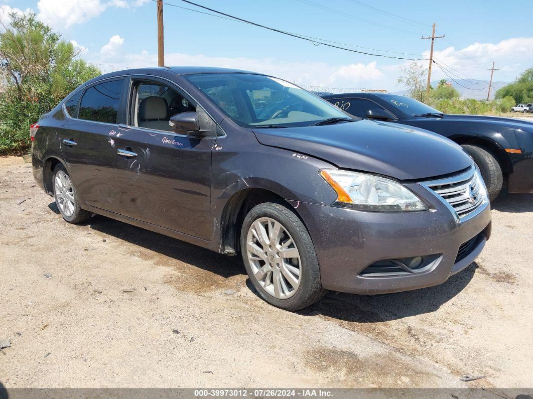 2014 NISSAN SENTRA SL Black  Gasoline 3N1AB7AP2EL624740 photo #1