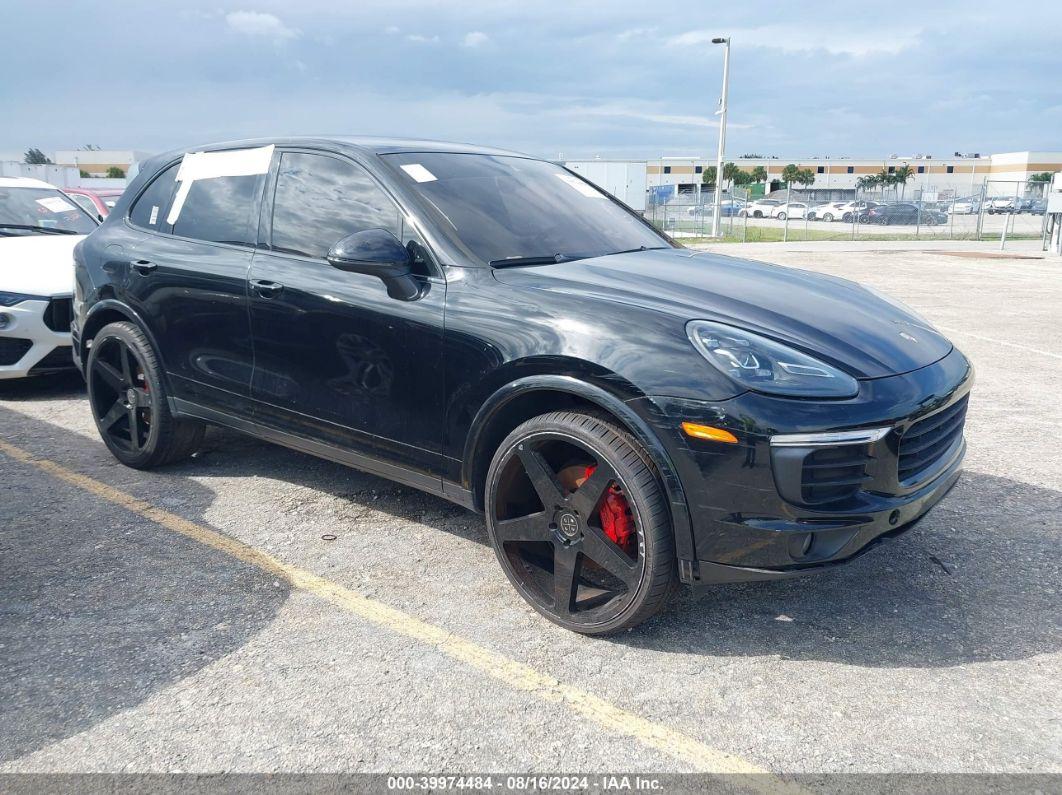 2018 PORSCHE CAYENNE PLATINUM EDITION Black  Gasoline WP1AA2A23JKA02228 photo #1