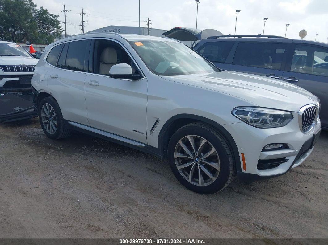 2018 BMW X3 XDRIVE30I White  Gasoline 5UXTR9C56JLC69720 photo #1