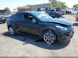 2023 TESLA MODEL Y AWD/LONG RANGE DUAL MOTOR ALL-WHEEL DRIVE Black  Electric 7SAYGAEE1PF840103 photo #2