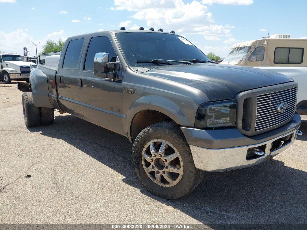 2006 FORD F-350 LARIAT/XL/XLT Gray  Diesel 1FTWW33P46EC96753 photo #1