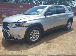 2018 CHEVROLET TRAVERSE LS Silver  Gasoline 1GNERFKW1JJ237907 photo #3