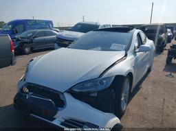 2015 TESLA MODEL S White  Electric 5YJSA1H20FF080945 photo #3