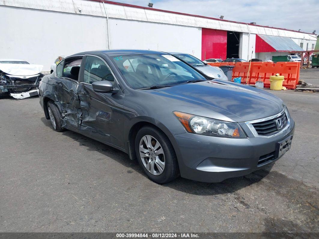 2010 HONDA ACCORD 2.4 LX-P Gray  Gasoline 1HGCP2F49AA139524 photo #1