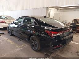 2022 HYUNDAI ELANTRA SEL Black  Gasoline KMHLM4AG1NU259919 photo #4