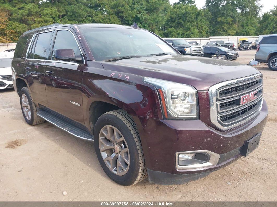 2017 GMC YUKON SLE Maroon  Gasoline 1GKS1AKC8HR327969 photo #1