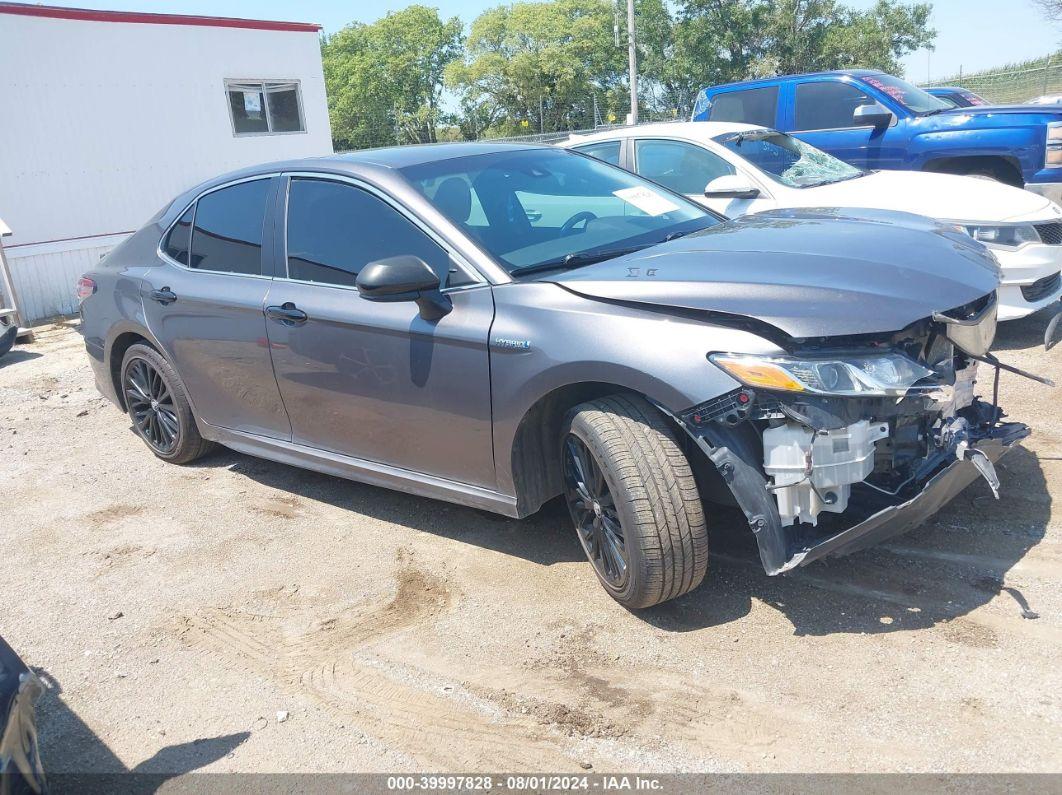 2018 TOYOTA CAMRY HYBRID SE Gray  Hybrid 4T1B21HK4JU510694 photo #1