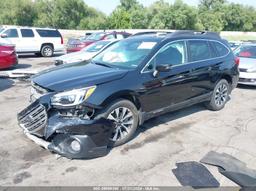 2017 SUBARU OUTBACK 2.5I LIMITED Black  Gasoline 4S4BSANC0H3365232 photo #3