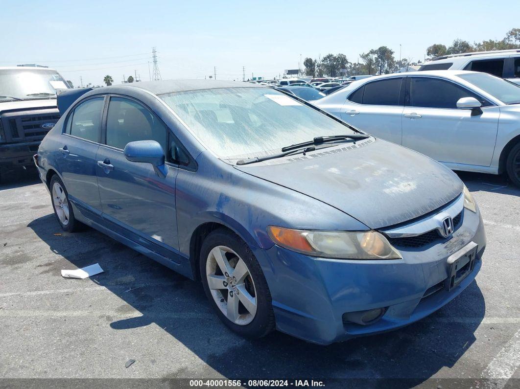 2009 HONDA CIVIC LX-S Blue  Gasoline 2HGFA16639H504528 photo #1