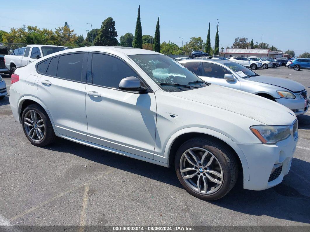 2018 BMW X4 M40I White  Gasoline 5UXXW7C53J0W64192 photo #1