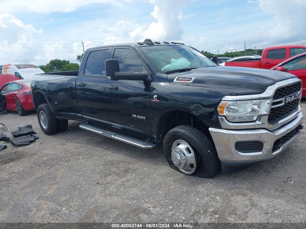 2021 RAM 3500 TRADESMAN  4X4 8' BOX Black  Diesel 3C63RRGL4MG589134 photo #1