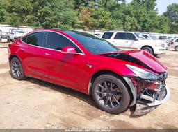 2019 TESLA MODEL 3 LONG RANGE/MID RANGE/STANDARD RANGE/STANDARD RANGE PLUS Red  Electric 5YJ3E1EA4KF308704 photo #2