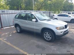 2005 BMW X5 3.0I Silver  Gasoline 5UXFA13555LY02357 photo #2