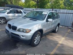 2005 BMW X5 3.0I Silver  Gasoline 5UXFA13555LY02357 photo #3