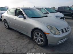 2003 INFINITI G35 BASE W/6 SPEED MANUAL Silver  Gasoline JNKCV51E93M001875 photo #2