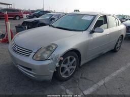 2003 INFINITI G35 BASE W/6 SPEED MANUAL Silver  Gasoline JNKCV51E93M001875 photo #3