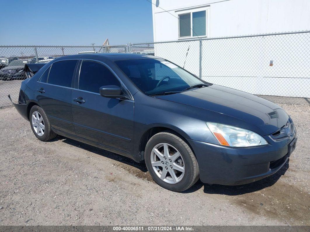 2004 HONDA ACCORD 3.0 EX Gray  Gasoline 1HGCM66584A028301 photo #1