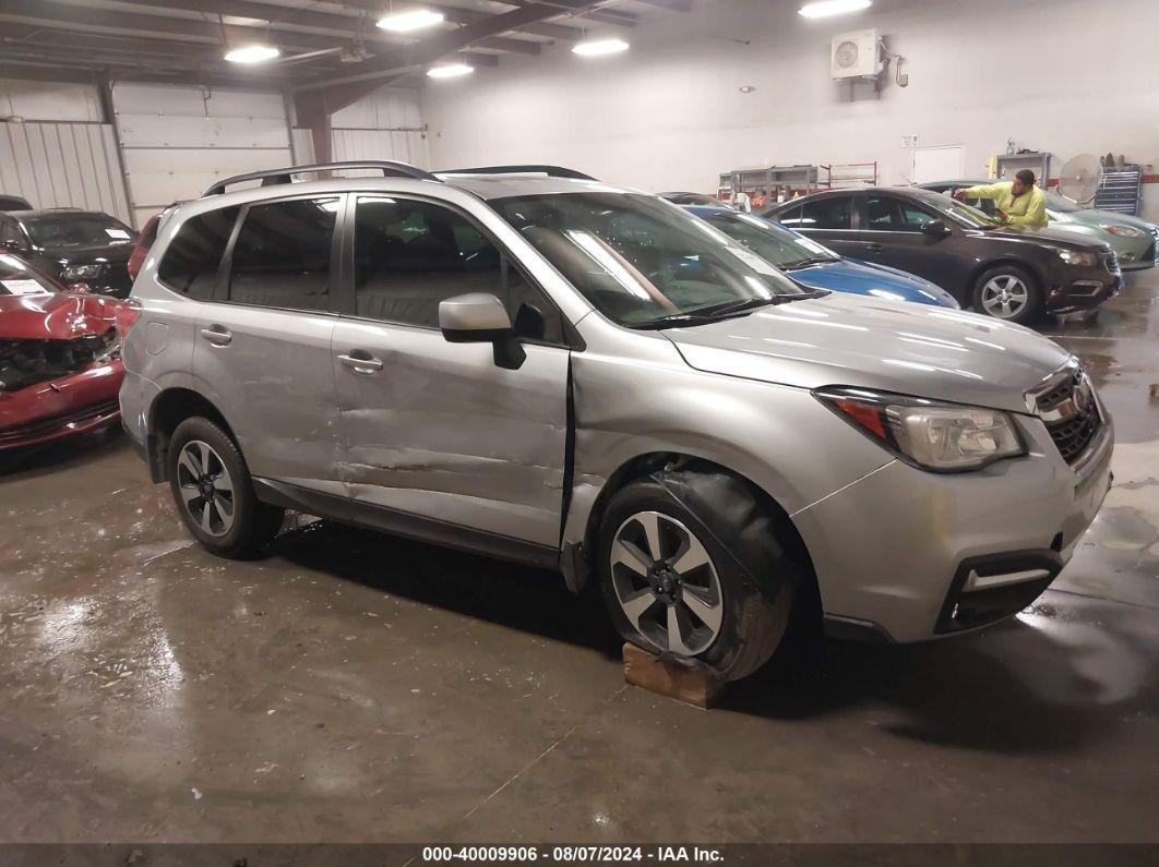 2018 SUBARU FORESTER 2.5I PREMIUM Silver  Gasoline JF2SJAEC5JH521542 photo #1