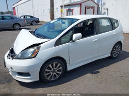 2013 HONDA FIT SPORT White  Gasoline JHMGE8H57DC048158 photo #3