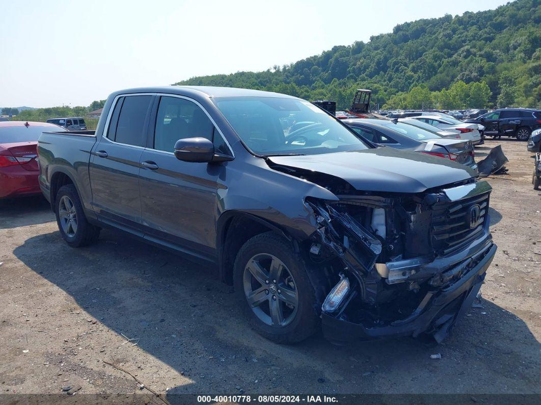 2023 HONDA RIDGELINE RTL Pewter  Gasoline 5FPYK3F54PB000121 photo #1