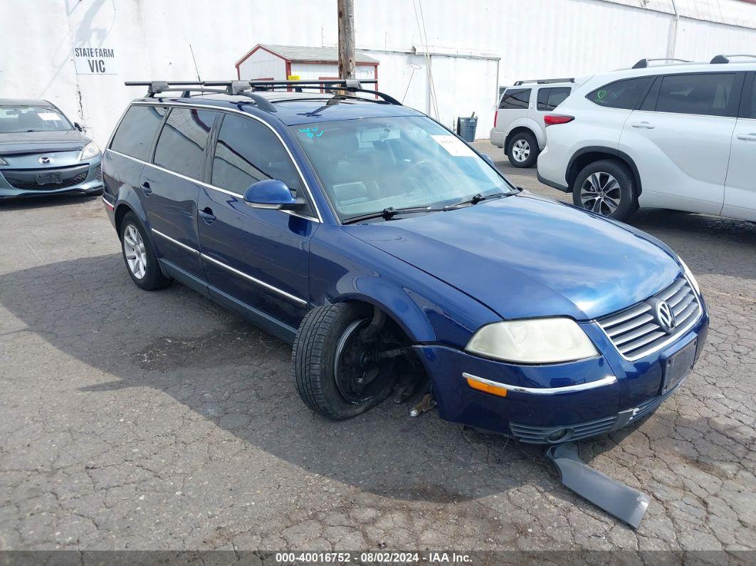 2004 VOLKSWAGEN PASSAT GLS Blue  Gasoline WVWVD63BX4E230910 photo #1