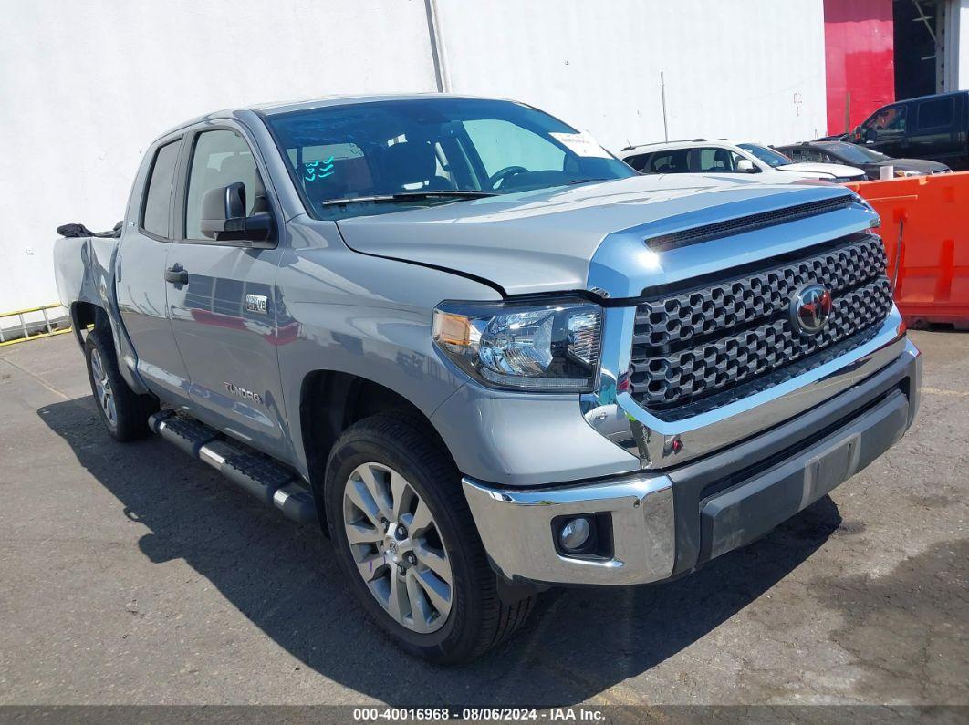 2021 TOYOTA TUNDRA SR5 Gray  Gasoline 5TFUY5F14MX024225 photo #1