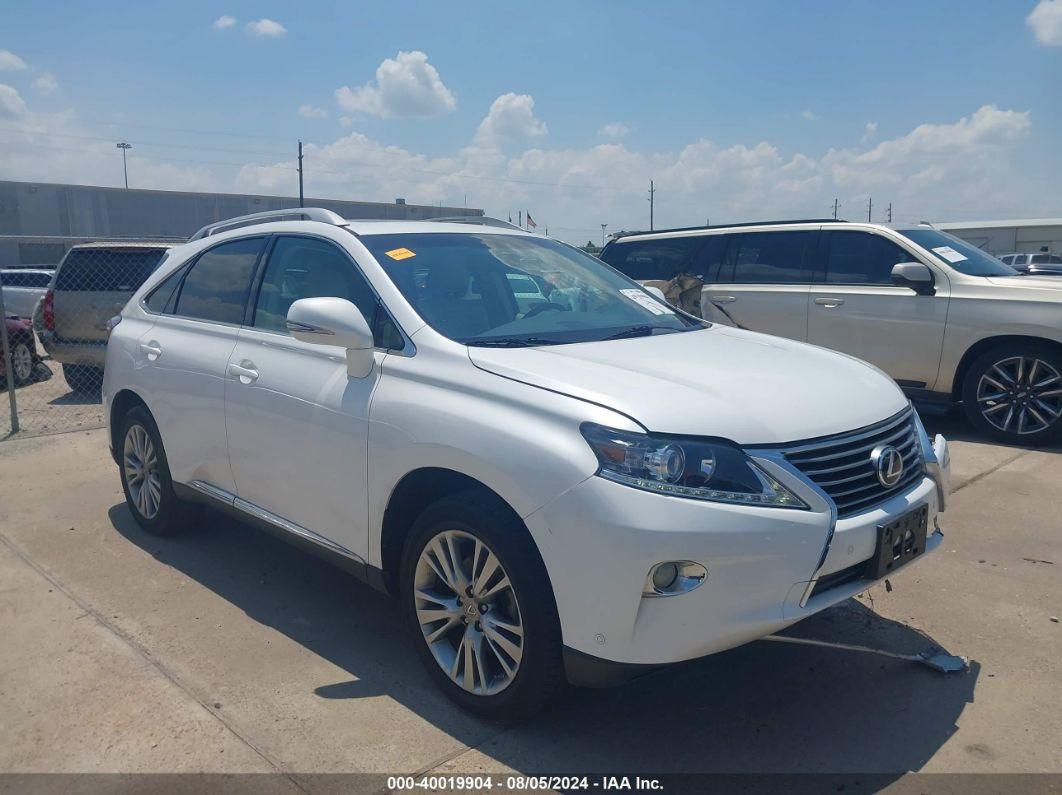 2013 LEXUS RX 350 White  Gasoline 2T2ZK1BA3DC127233 photo #1