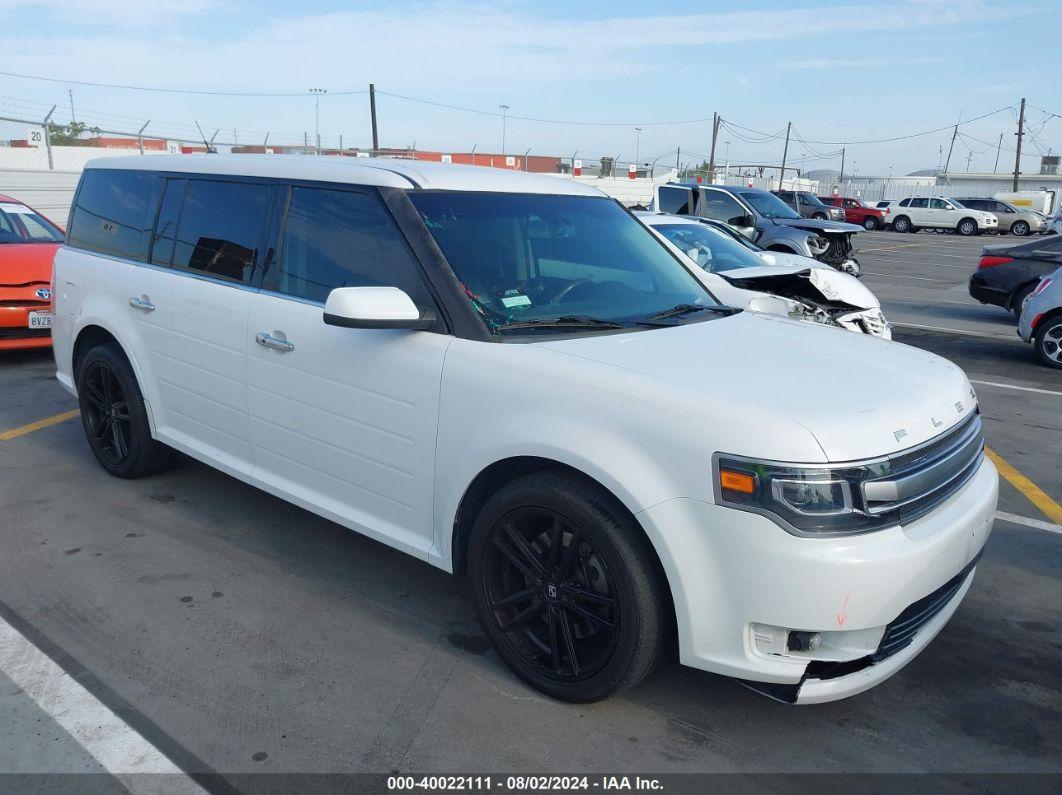 2018 FORD FLEX LIMITED White  Gasoline 2FMGK5D87JBA17038 photo #1