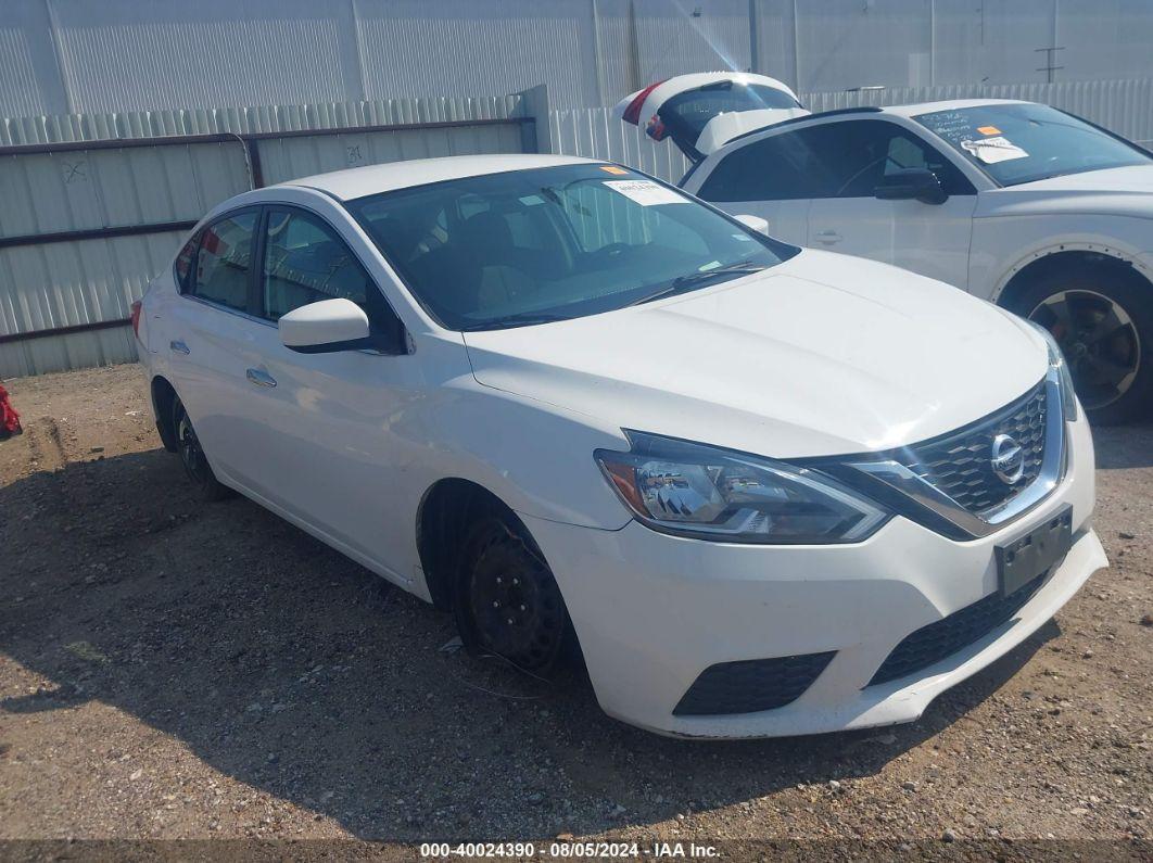 2017 NISSAN SENTRA S White  Gasoline 3N1AB7AP6HY206821 photo #1