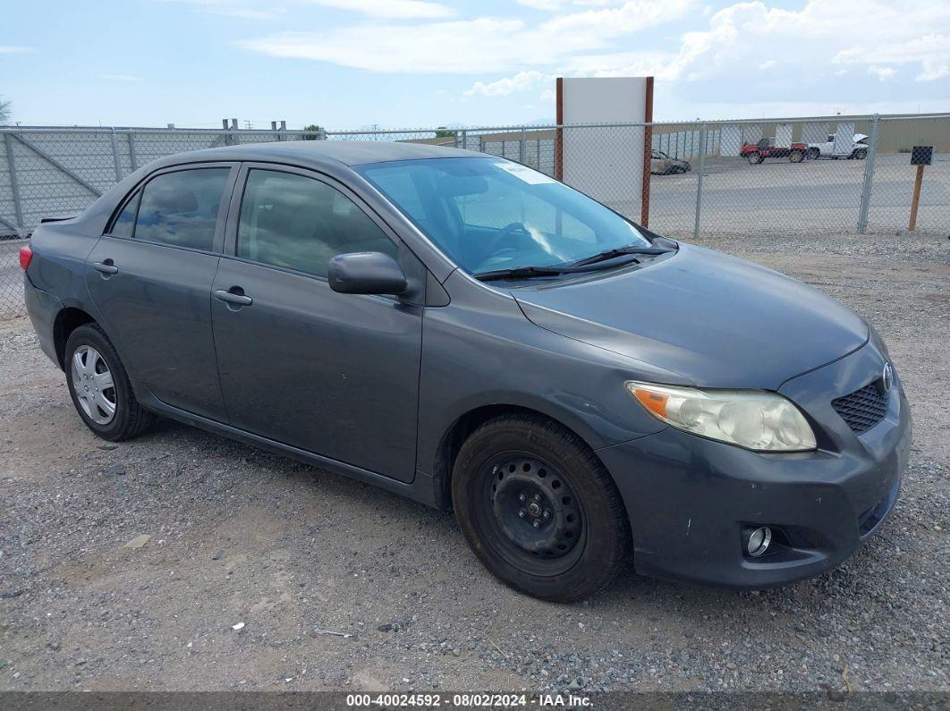 2009 TOYOTA COROLLA LE Gray  Gasoline JTDBL40E999083651 photo #1