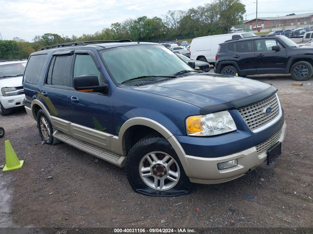 2005 FORD EXPEDITION EDDIE BAUER/KING RANCH Blue  Gasoline 1FMFU18585LA53471 photo #1