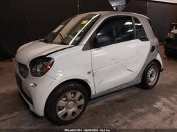 2016 SMART FORTWO PASSION/PRIME/PROXY/PURE White  Gasoline WMEFJ5DA8GK125190 photo #3