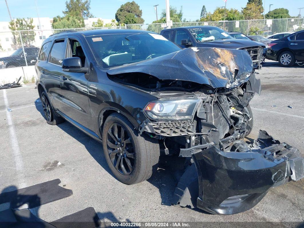 2019 DODGE DURANGO GT PLUS RWD Black  Flexible Fuel 1C4RDHDG3KC559495 photo #1