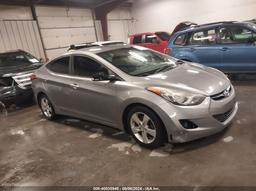 2013 HYUNDAI ELANTRA GLS Silver  Gasoline KMHDH4AE5DU525612 photo #2