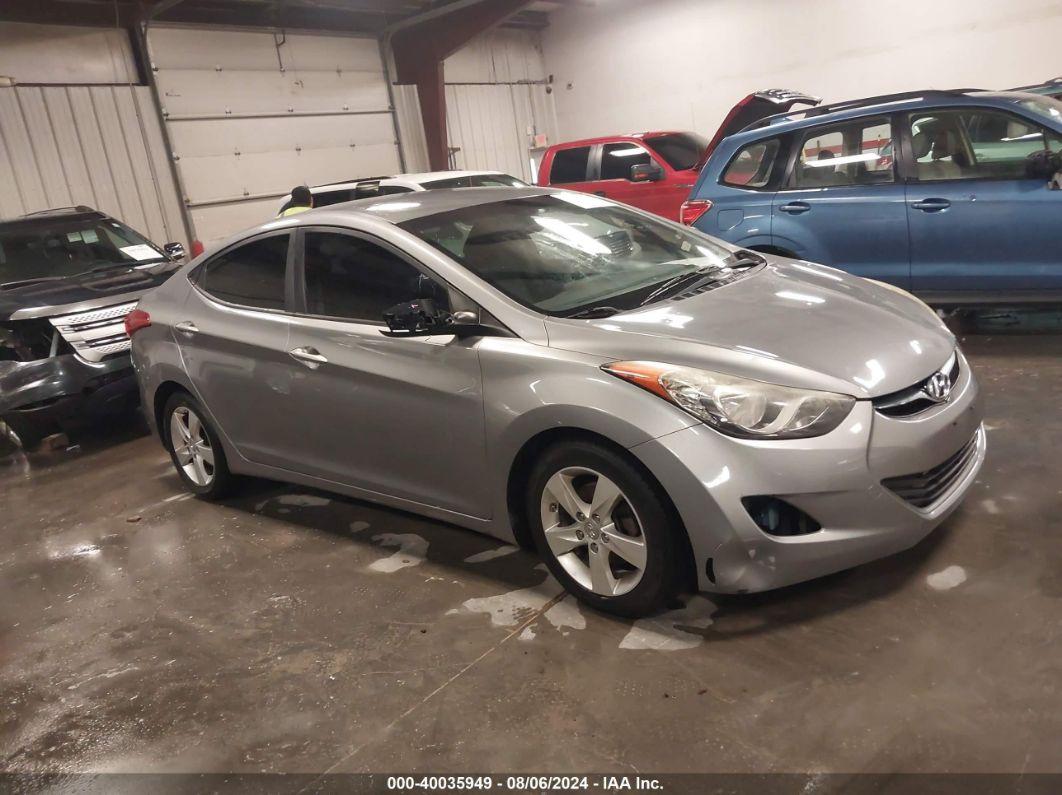 2013 HYUNDAI ELANTRA GLS Silver  Gasoline KMHDH4AE5DU525612 photo #1