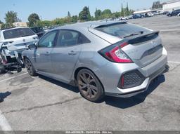 2018 HONDA CIVIC SPORT TOURING Gray  gas SHHFK7H9XJU426635 photo #4