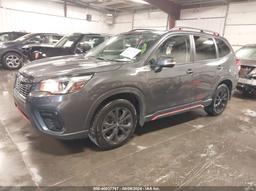 2020 SUBARU FORESTER SPORT Gray  Gasoline JF2SKAMCXLH511266 photo #3