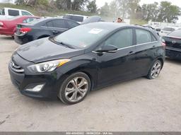 2013 HYUNDAI ELANTRA GT Black  Gasoline KMHD35LE0DU051375 photo #3