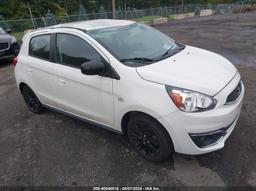 2019 MITSUBISHI MIRAGE LE White  Gasoline ML32A5HJ5KH004634 photo #2