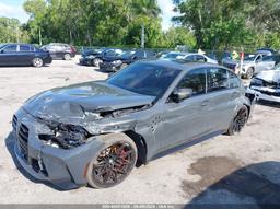 2022 BMW M3 COMPETITION XDRIVE Gray  Gasoline WBS43AY09NFM41397 photo #3