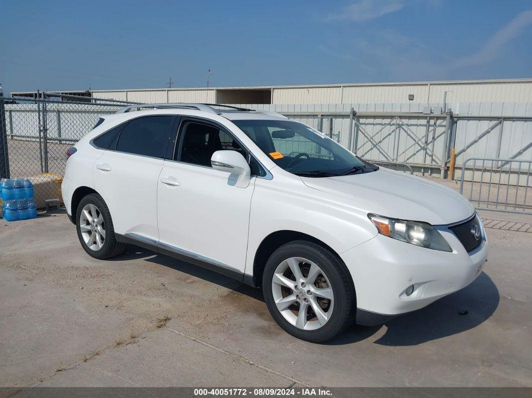 2012 LEXUS RX 350 White  Gasoline 2T2ZK1BA2CC073020 photo #1